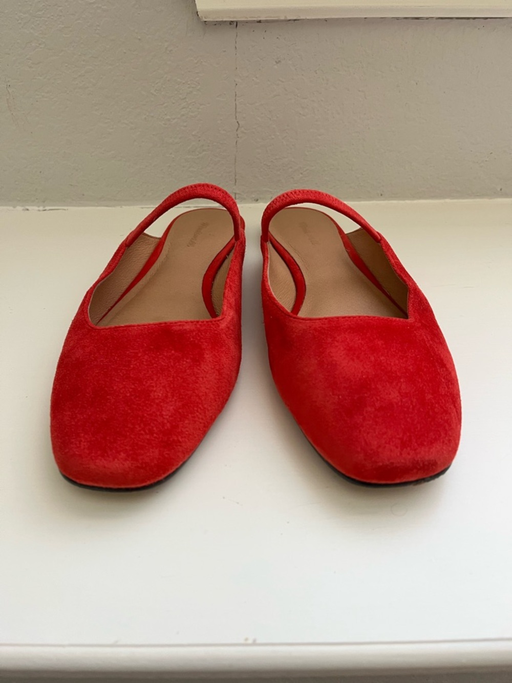 Madewell Greta Ballet Flat Mule - Bandana Red - Picture 4 of 6